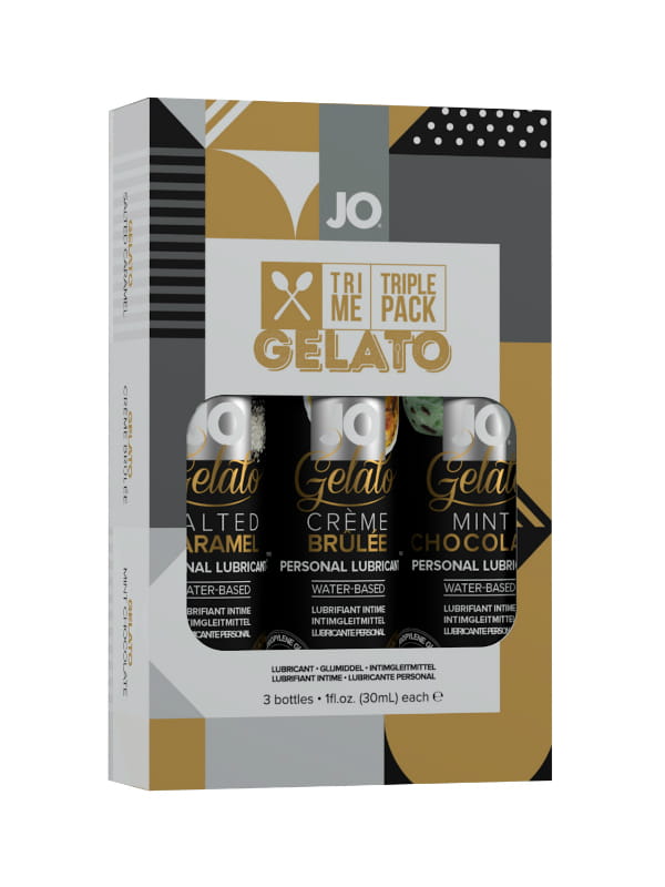 Coffret 3 Lubrifiants Gelato JO Bien-être Lubrifiant intime comestible Oh! Darling