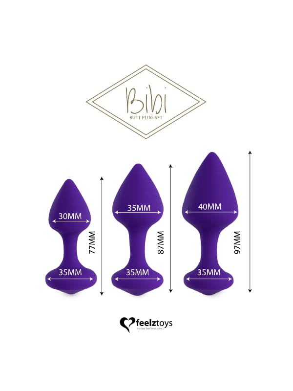 Coffret Plugs Bibi Feelztoys Sextoys Plug anal Oh! Darling