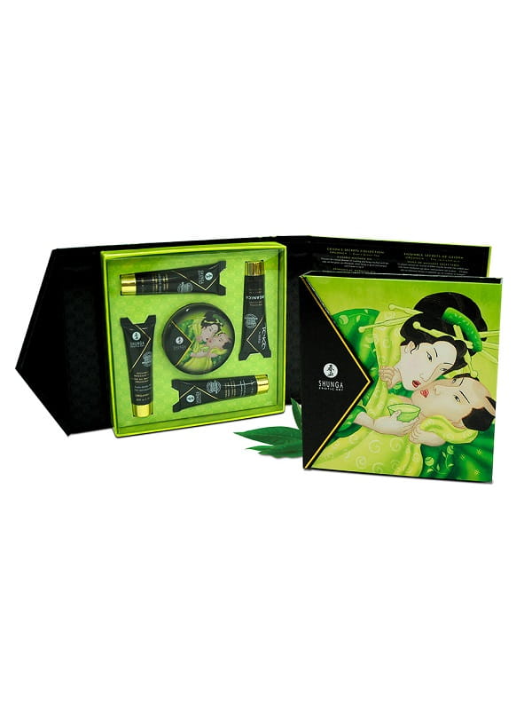 Coffret Secrets de Geisha Organica Thé Vert Shunga Bien-être Massage du corps Oh! Darling