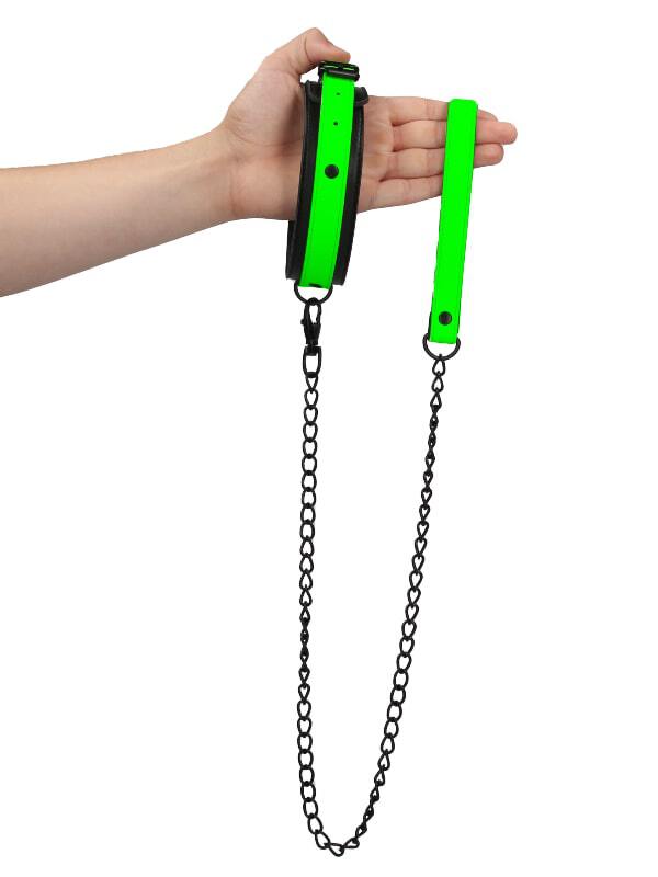 Collier et Laisse Glow in the Dark Ouch BDSM Accessoire Oh! Darling