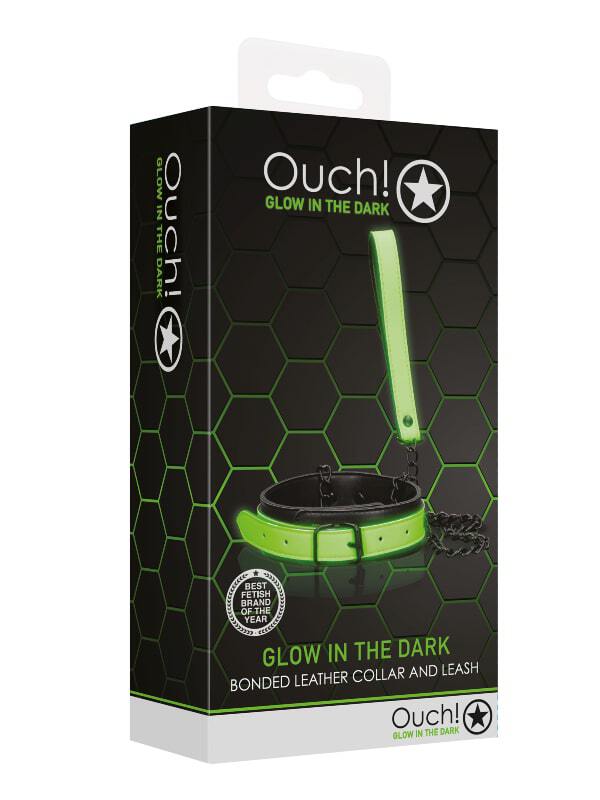 Collier et Laisse Glow in the Dark Ouch BDSM Accessoire Oh! Darling