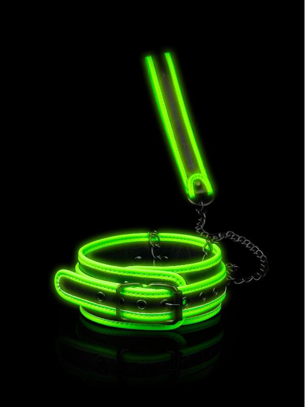 Collier et Laisse Glow in the Dark Ouch BDSM Accessoire Oh! Darling