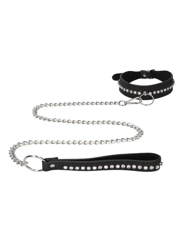 Collier et laisse Diamond Ouch BDSM Accessoire Oh! Darling