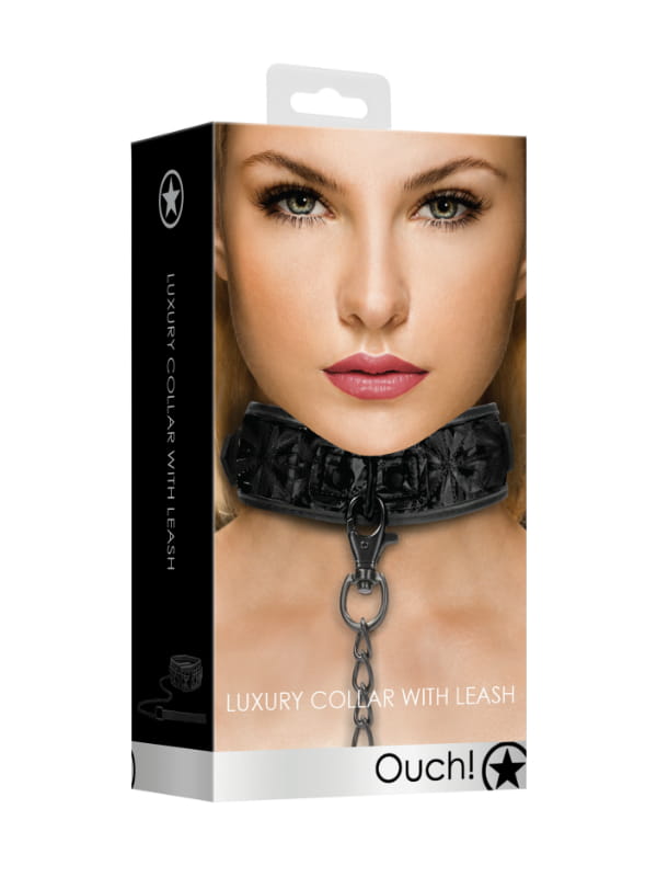 Collier et Laisse Luxury Ouch BDSM Accessoire Oh! Darling