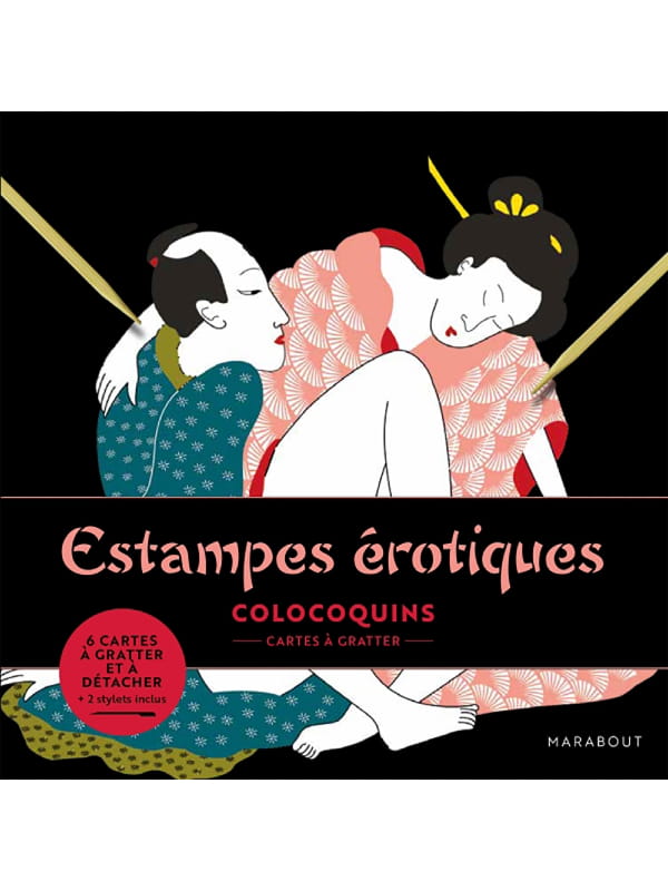 Cartes à gratter Colocoquins Estampes Érotiques Cul'turel Jeu coquin Oh! Darling