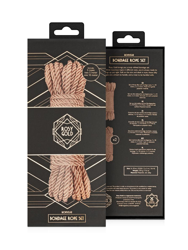3 Cordes de Bondage Luxe BDSM Accessoire Oh! Darling