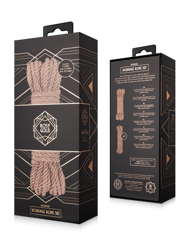 3 Cordes de Bondage Luxe BDSM Accessoire Oh! Darling