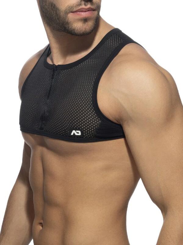 Crop Top Mesh Zip Addicted Lingerie Lingerie Homme Oh! Darling