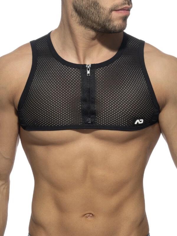 Crop Top Mesh Zip Addicted Lingerie Lingerie Homme Oh! Darling