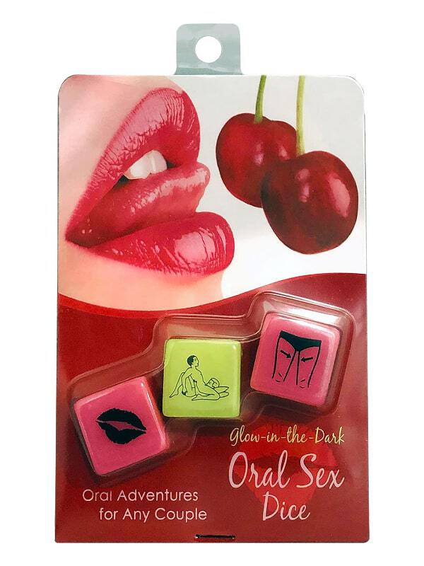 Dés Glow in the Dark Oral Sex Cul'turel Jeu coquin Oh! Darling