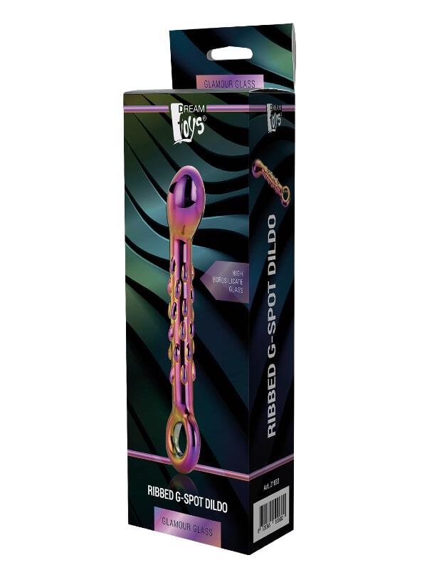 Dildo en verre Ribbed G-Spot Dream Toys Sextoys Sextoy en verre Oh! Darling