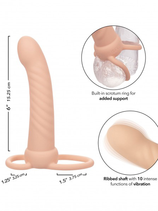 Gaine Extension vibrante ribbed Sextoys Cockring - Gaine de pénis Oh! Darling