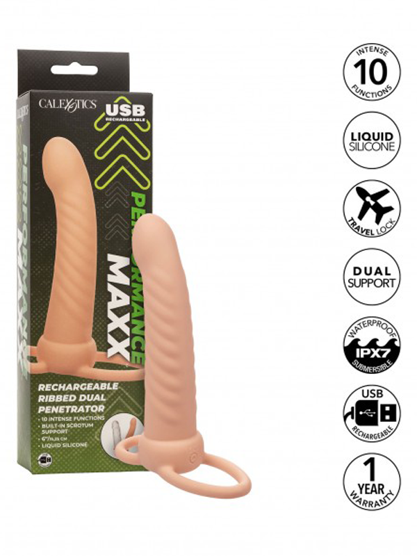 Gaine Extension vibrante ribbed Sextoys Cockring - Gaine de pénis Oh! Darling