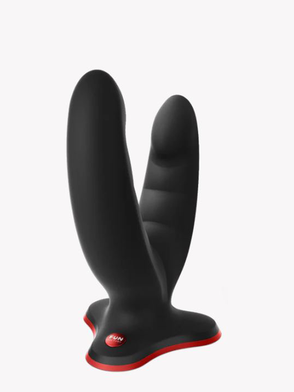 Double dildo à ventouse Fun Factory Ryde noir Les marques sexy Fun Factory Oh! Darling