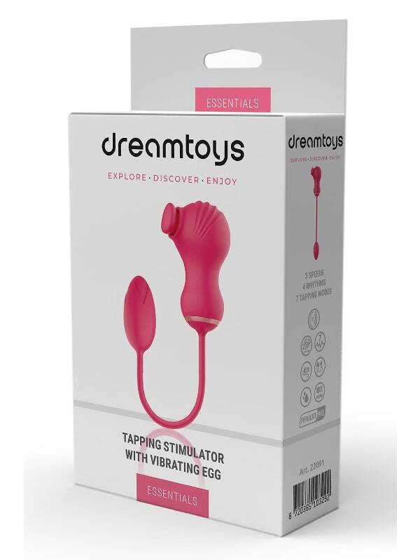 Double Stimulateur Tapping Essentials Dream Toys Sextoys Oeuf vibrant Oh! Darling