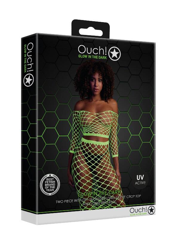 Ensemble 2 pièces OU834 Glow In The Dark Ouch Lingerie 2&3 pièces Oh! Darling