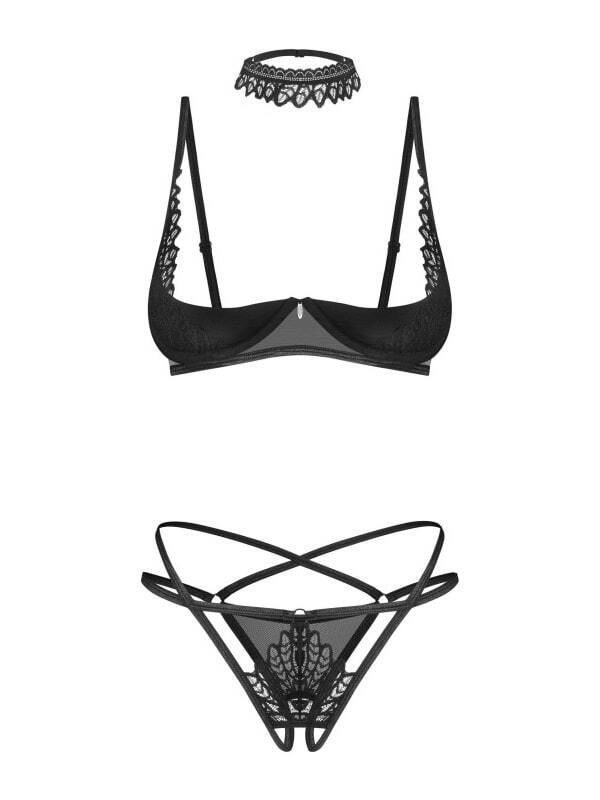 Ensemble Ouvert Donarella Obsessive Lingerie 2&3 pièces Oh! Darling
