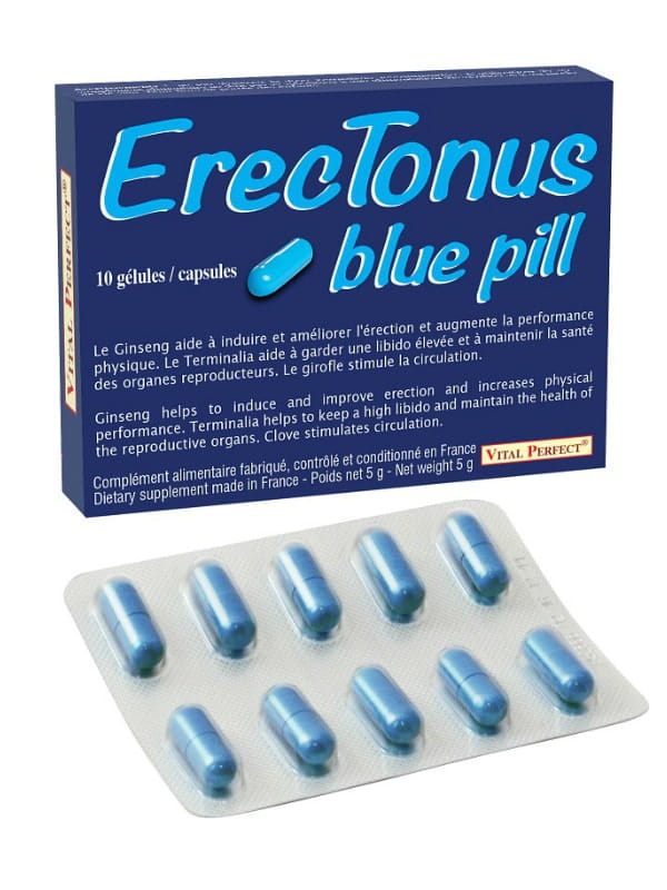 Stimulant Erectonus blue pill Vital Perfect Aphrodisiaque Améliorer l'érection Oh! Darling