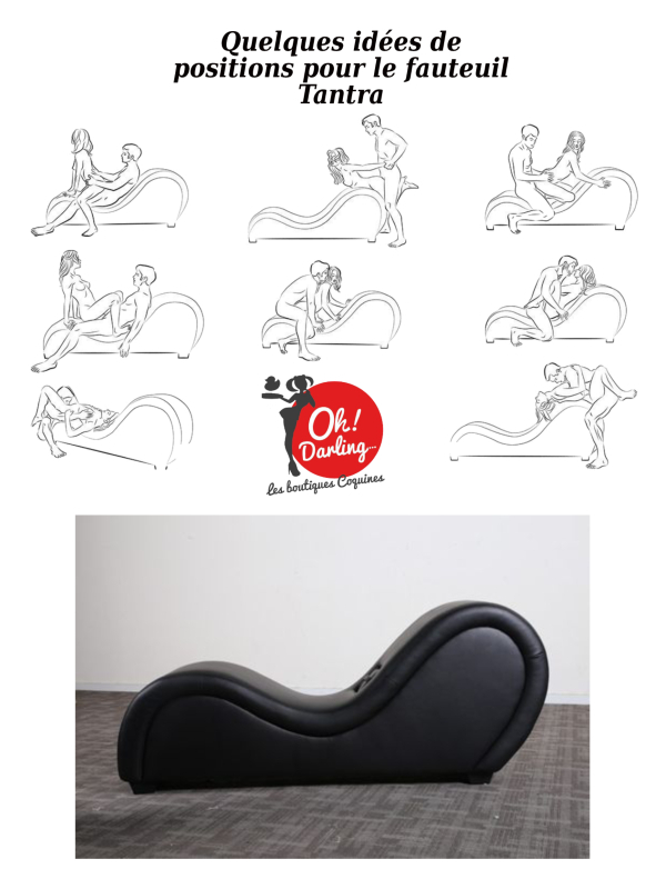 Fauteuil Tantra Master Series (Disponible uniquement en retrait boutique) BDSM Accessoire Oh! Darling