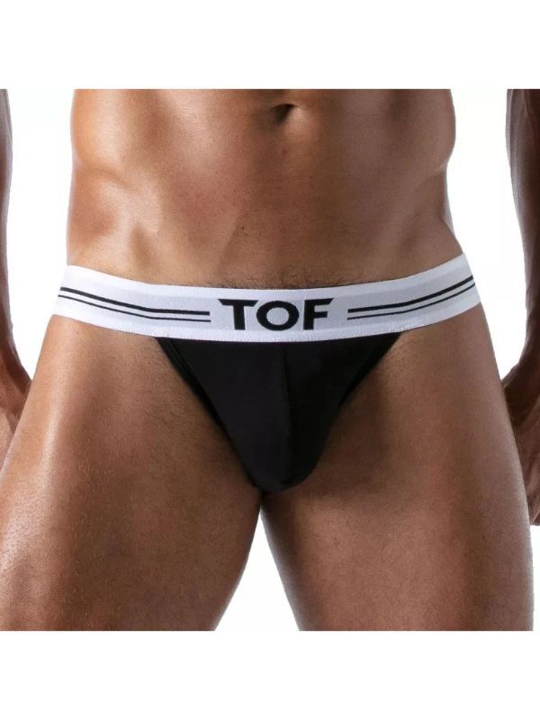 French Jock Noir TOF Paris Lingerie Lingerie Homme Oh! Darling