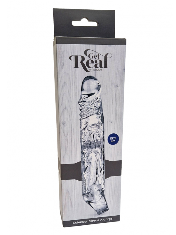 Gaine Get real XL transparent Sextoys Cockring - Gaine de pénis Oh! Darling