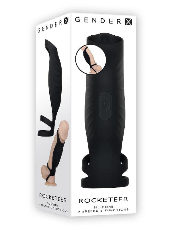 Gaine vibrante avec Cockring Rocketeer Gender X Sextoys Cockring - Gaine de pénis Oh! Darling