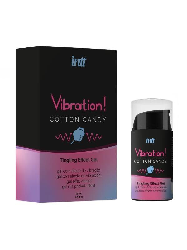 Gel vibrant stimulant Barbe à Papa INTT Aphrodisiaque Plus de plaisir et de libido Oh! Darling