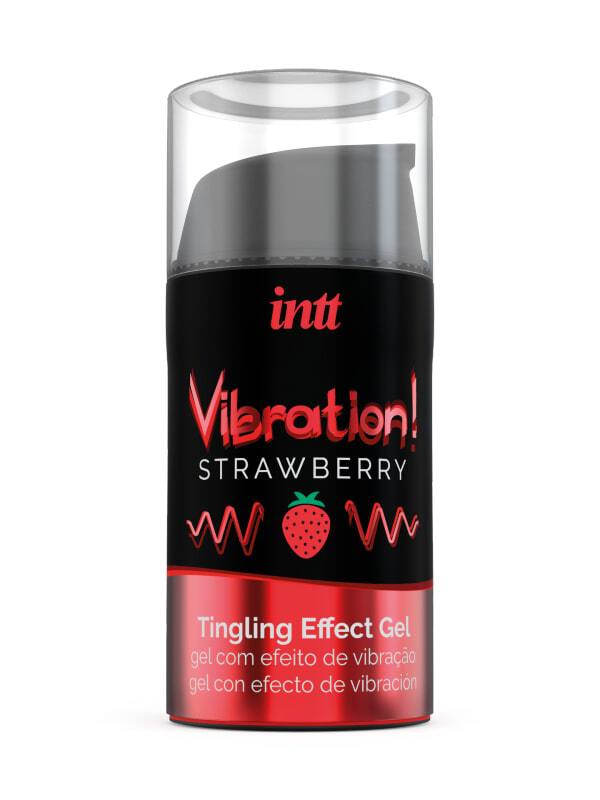 Gel vibrant stimulant Fraise INTT Aphrodisiaque Plus de plaisir et de libido Oh! Darling