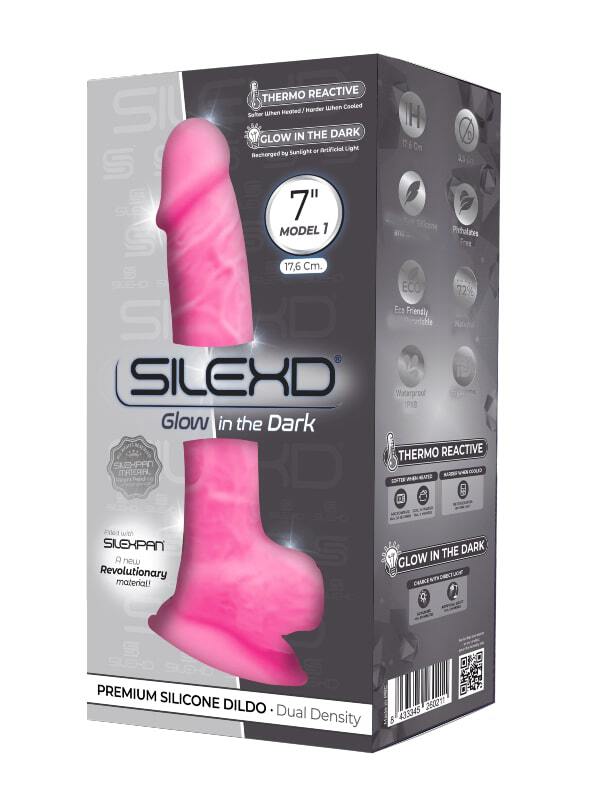 Gode 17.5cm Model 1 Glow in the Dark SilexD Sextoys Gode Oh! Darling