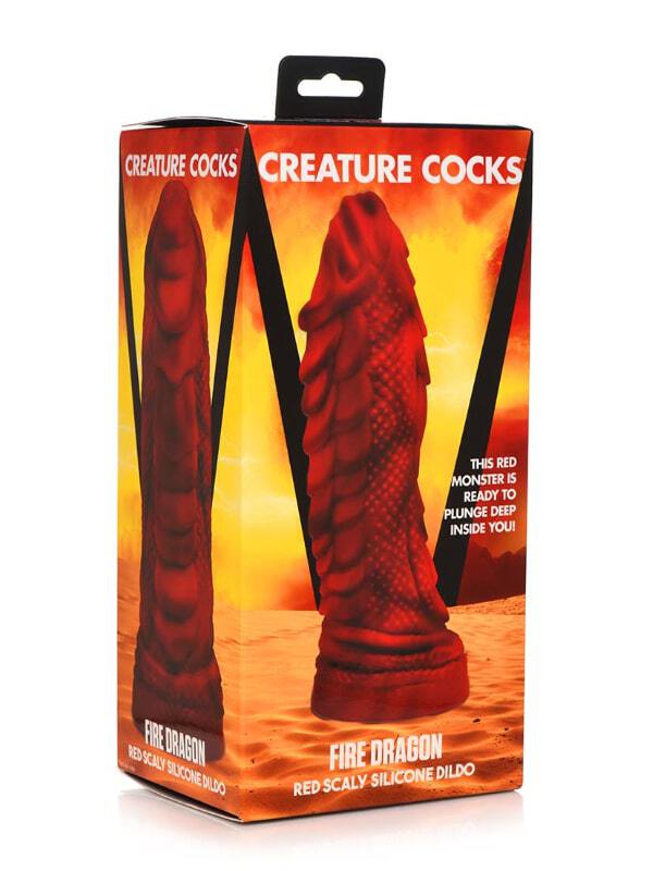 Gode Fire Dragon Red Scaly Creature Cocks Sextoys Gode Oh! Darling