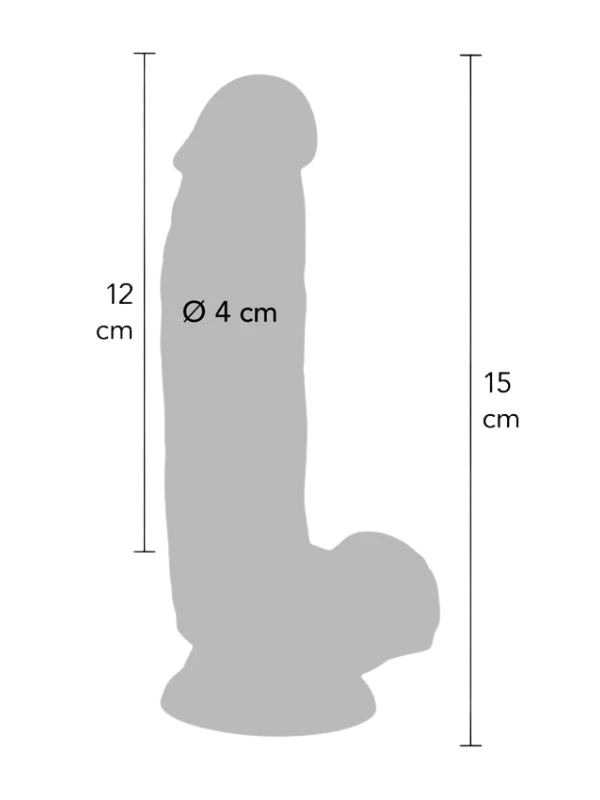 Gode réaliste en PVC 15cm Sextoys Sextoy réaliste Oh! Darling