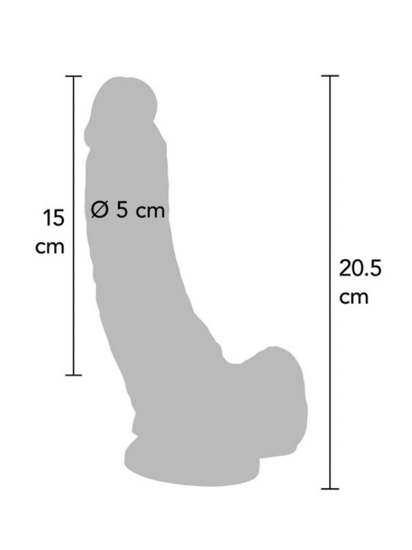 Dildo Réaliste en PVC 20.5cm Sextoys Sextoy réaliste Oh! Darling