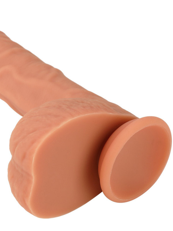 Réaliste avec testicules va et vient 19cm Sextoys Sextoy réaliste Oh! Darling
