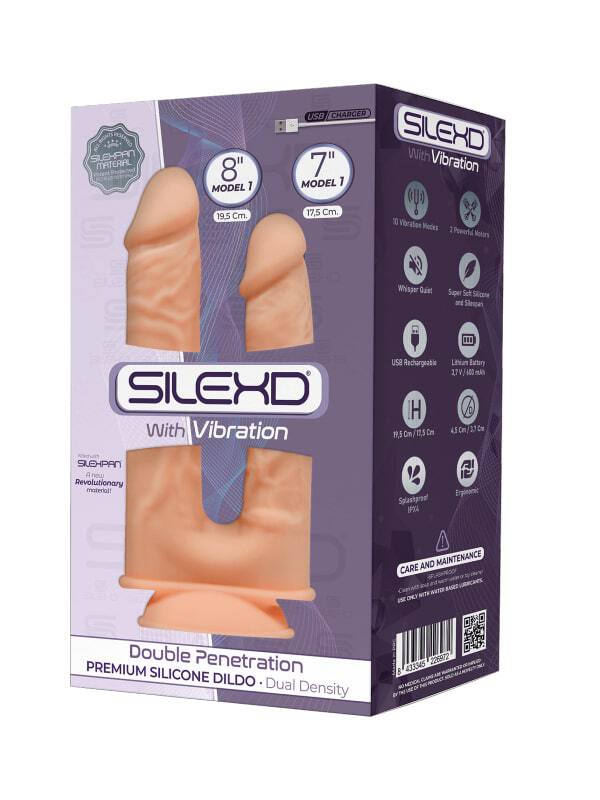 Gode vibrant Double Pénétration Model 1 SilexD Sextoys Gode Oh! Darling