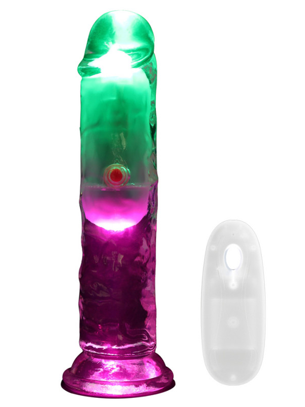 Dildo vibrant Lumineux LED Sextoys Stimulation vaginale Oh! Darling