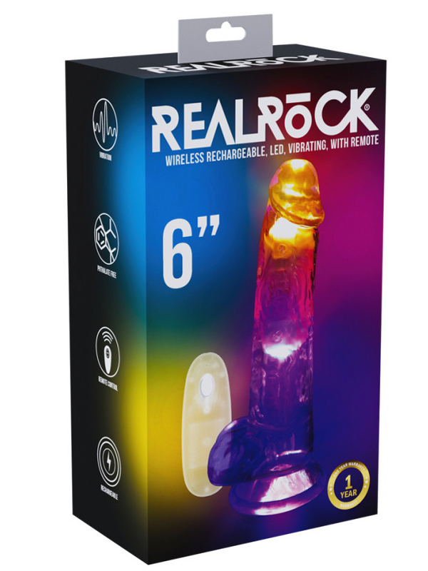Dildo vibrant Lumineux LED avec testicules Sextoys Stimulation vaginale Oh! Darling