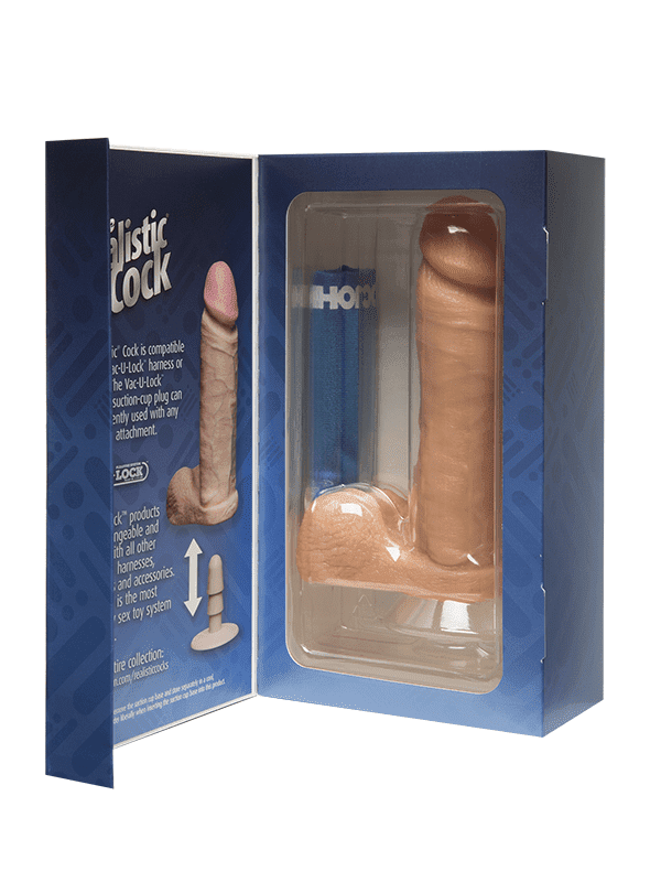 The Realistic Cock 8'' Doc Johnson Sextoys Sextoy réaliste Oh! Darling