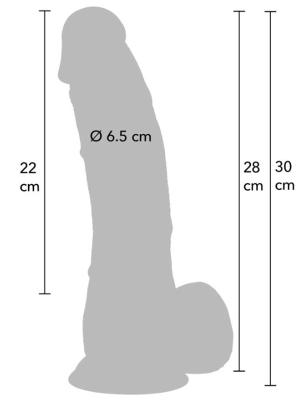Godemiché réaliste 28cm Sextoys Stimulation Point G Oh! Darling