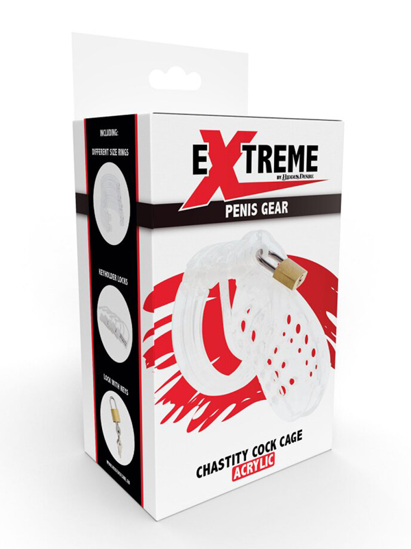 Cage acrylique 7cm BDSM Cage de chasteté Oh! Darling