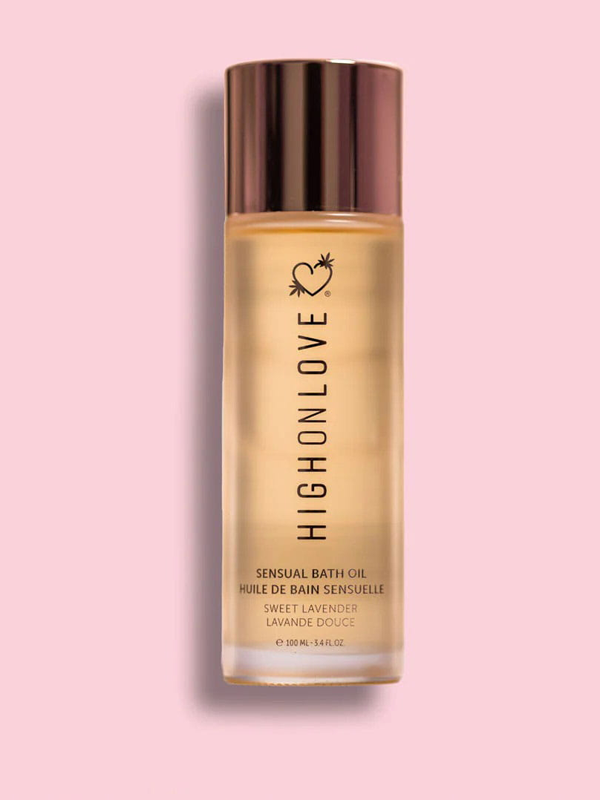 Huile de bain sensuelle HighOnLove lavande 100 ml Bien-être Massage du corps Oh! Darling