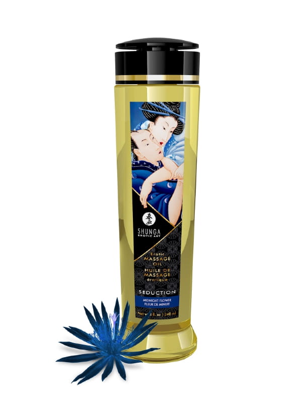 Huile de massage Fleur de Minuit Shunga Bien-être Massage du corps Oh! Darling