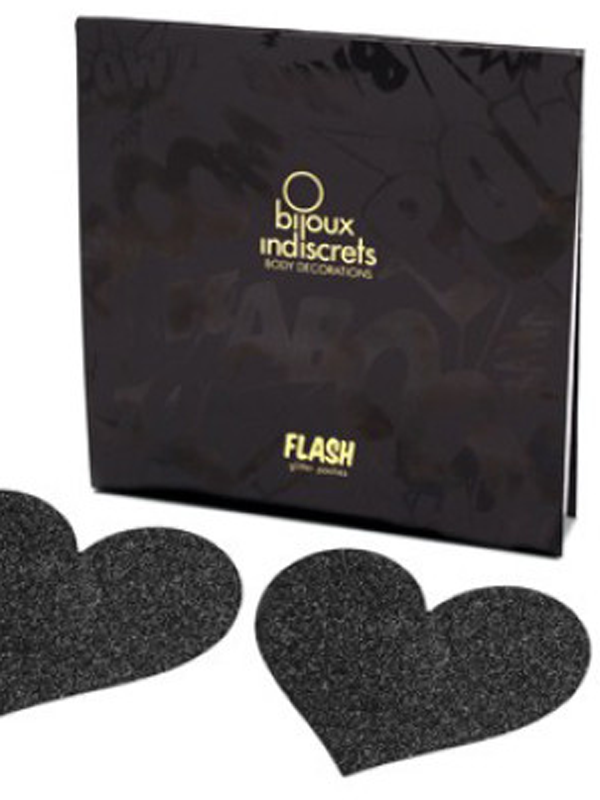 Flash Coeur Cache Tétons Bijoux Indiscrets Lingerie Accessoires Oh! Darling