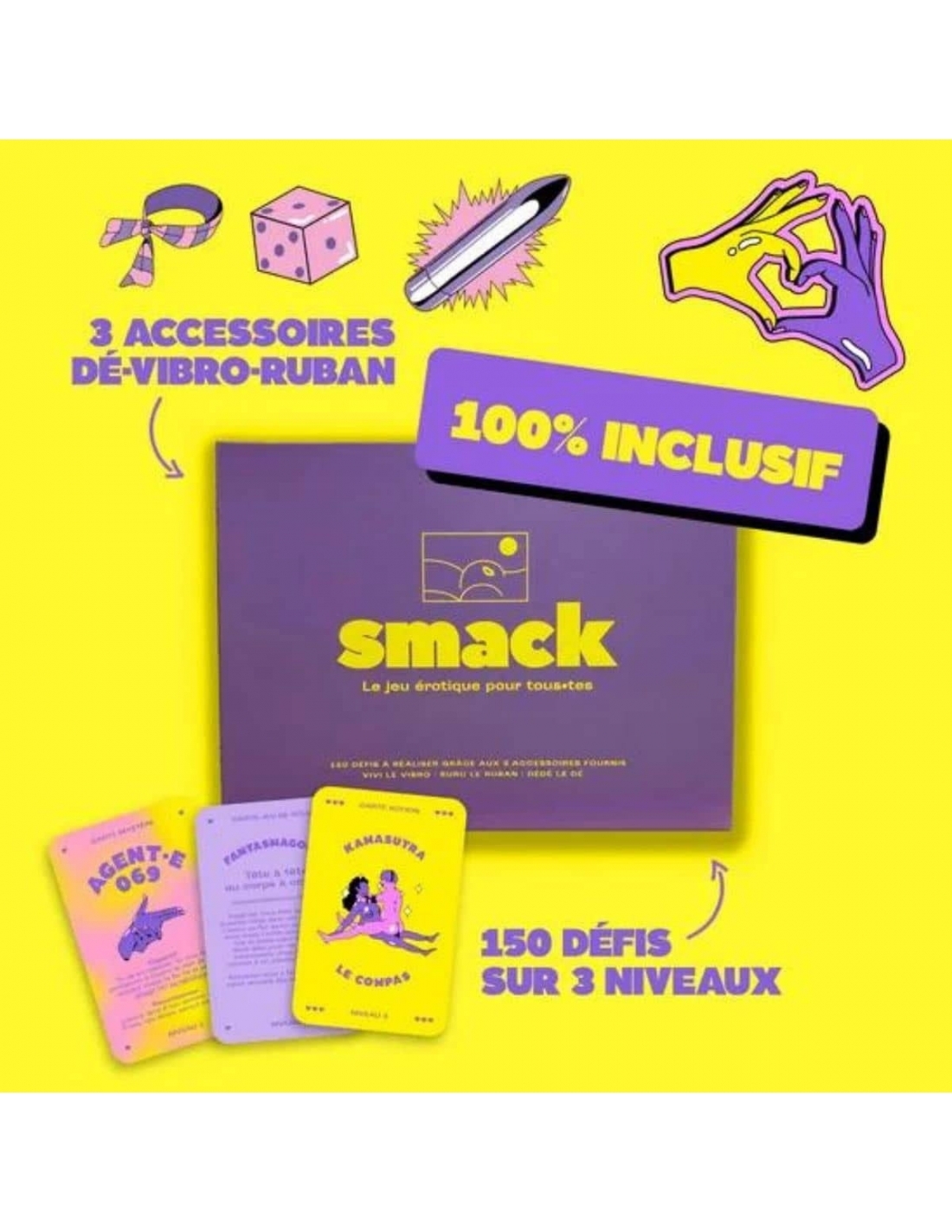 Jeu érotique Smack Cul'turel Jeu coquin Oh! Darling