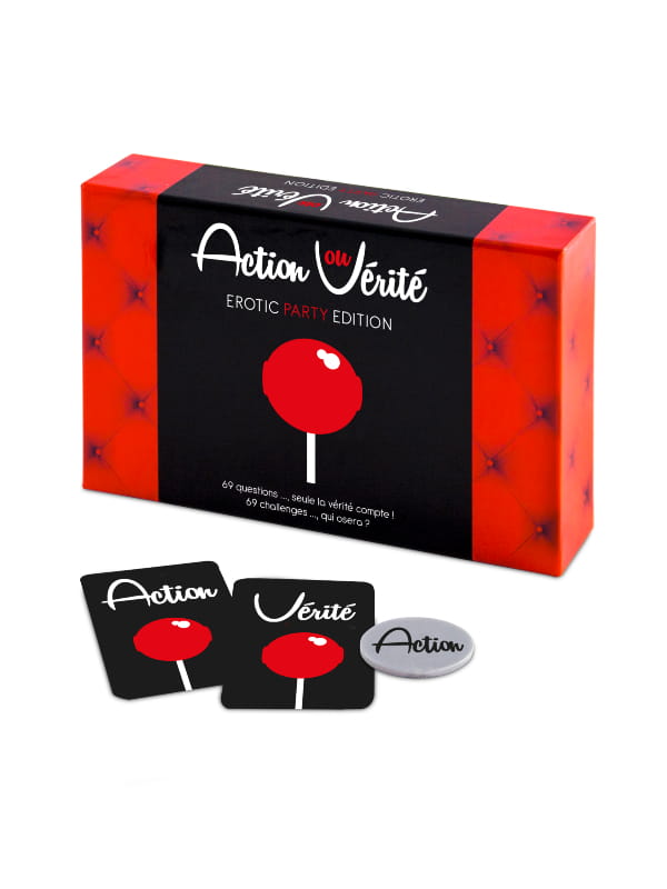 Jeu Action ou Vérité Erotic Party Tease & Please Cul'turel Jeu coquin Oh! Darling