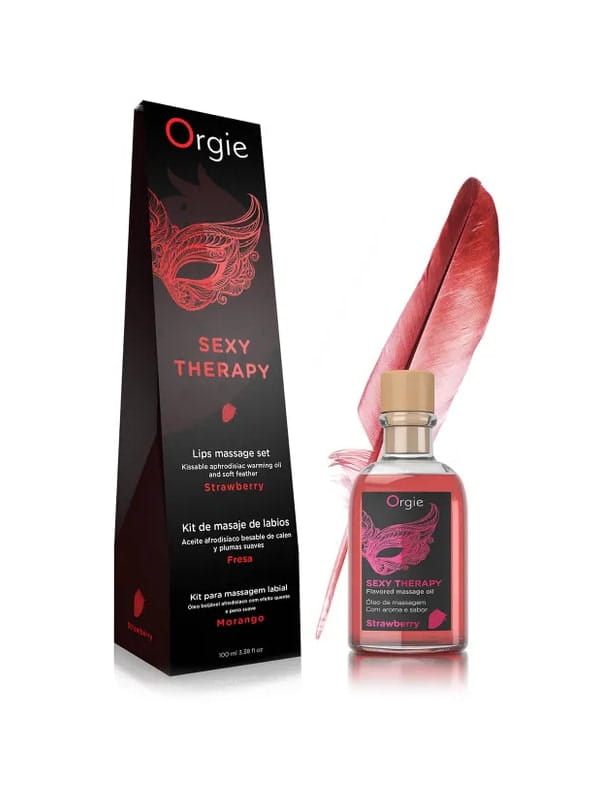 Kit de massage Fraise Orgie Bien-être Massage intime Oh! Darling