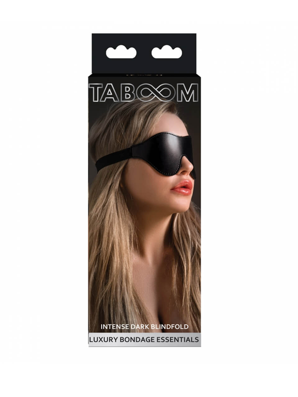 Masque Taboom Dark Intense en simili cuir noir Cad'Oh! Idées cadeaux sexy Oh! Darling
