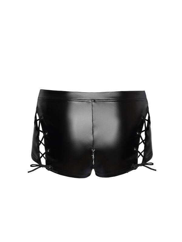 Mini Short F292 Noir Handmade Lingerie Strings & Culottes Oh! Darling