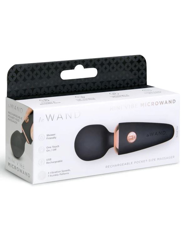Mini Wand Noir Sextoys Stimulateur clitoridien Oh! Darling