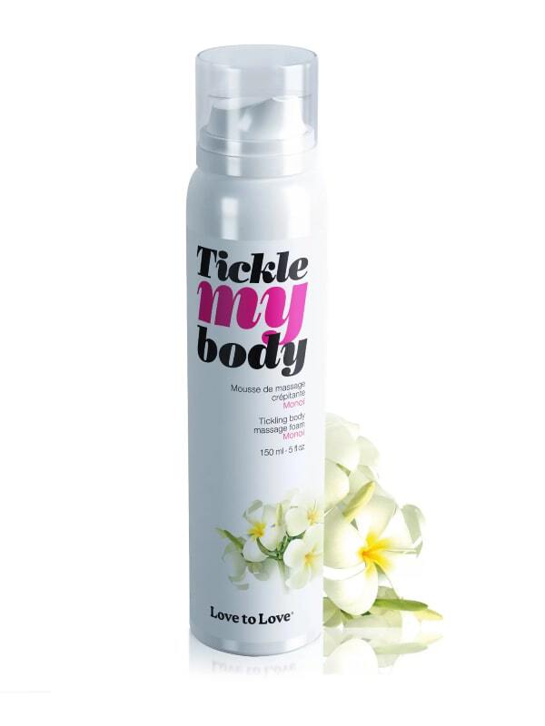 Mousse de massage crépitante Monoï Tickle my Body Bien-être Massage du corps Oh! Darling