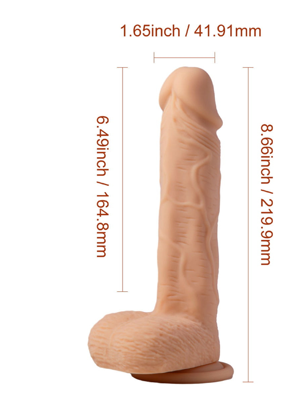 Paxton dildo réaliste vibrant et connecté 22 cm Sextoys Sextoy réaliste Oh! Darling